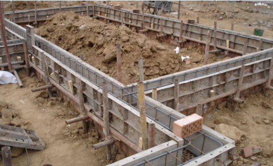 輕鋼別墅地基鋼模板施工圖