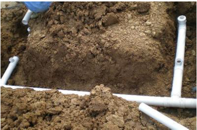 輕鋼別墅地基水電管道預(yù)埋