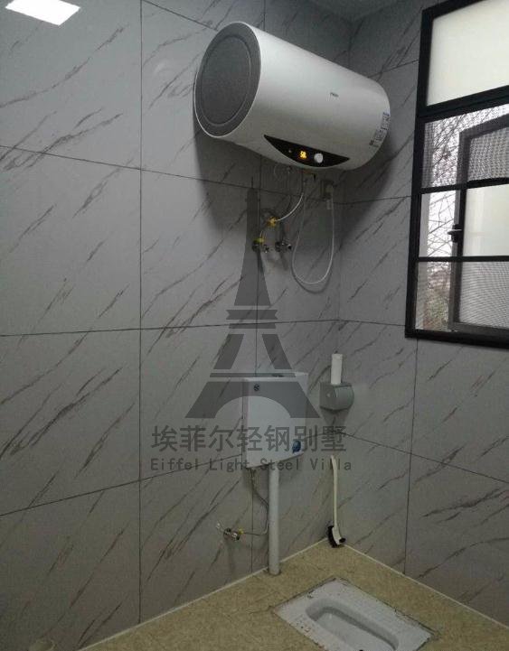 98平米造價(jià)19萬(wàn)輕鋼別墅項(xiàng)目案例內(nèi)裝修衛(wèi)生間